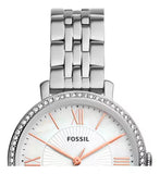 Buy Shop Fossil Jacqueline Multifunction Moonphase White Dial Silver Steel Strap Watch for Women - ES5164 USA Online