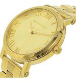 Buy Shop Michael Kors Norie Gold Dial Gold Steel Strap Watch for Women - MK3560 USA Online