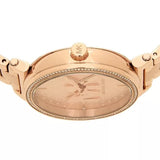 Buy Shop Michael Kors Sofie Quartz Rose Gold Dial Rose Gold Steel Strap Watch For Women - MK4335 USA Online