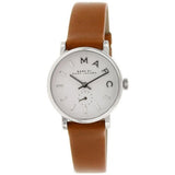 Buy Shop Marc Jacobs Baker White Dial Brown Leather Strap Watch for Women - MBM1270 USA Online
