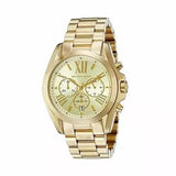 Buy Shop Michael Kors Bradshaw Chronograph Gold Dial Gold Steel Strap Watch For Women - MK5777 USA Online