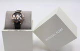 Buy Shop Michael Kors Jaycie Quartz Black Dial Black Leather Strap Watch for Women - MK2860 USA Online