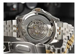 Buy Shop Maserati SFIDA Automatic Skeleton Black Dial Two Tone Steel Strap Watch For Men - R8823140010 USA Online