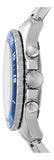 Buy Shop Fossil FB-03 Chronograph Blue Dial Silver Steel Strap Watch for Men - FS5724 USA Online