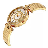 Buy Shop Guess Muse Crystals White Dial Rose Gold Steel Strap Watch For Women - W1008L2 USA Online
