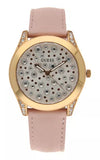 Buy Shop Guess Wonderlust Beige Dial Pink Leather Strap Watch for Women - W1065L1 USA Online