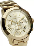 Buy Shop Michael Kors Bradshaw Chronograph Gold Dial Gold Steel Strap Watch For Women - MK5777 USA Online