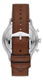 Buy Shop Fossil Retro Pilot Chronograph Blue Dial Brown Leather Strap Watch for Men - FS5832 USA Online