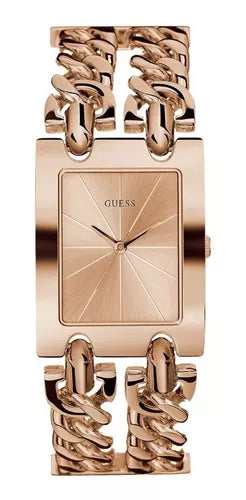 Buy Shop Guess Mod Heavy Metal Rose Gold Dial Rose Gold Steel Strap Watch For Women - W1117L3 USA Online