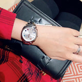 Marc Jacobs Mandy Silver Dial Silver Steel Strap Watch for Women - MJ3548