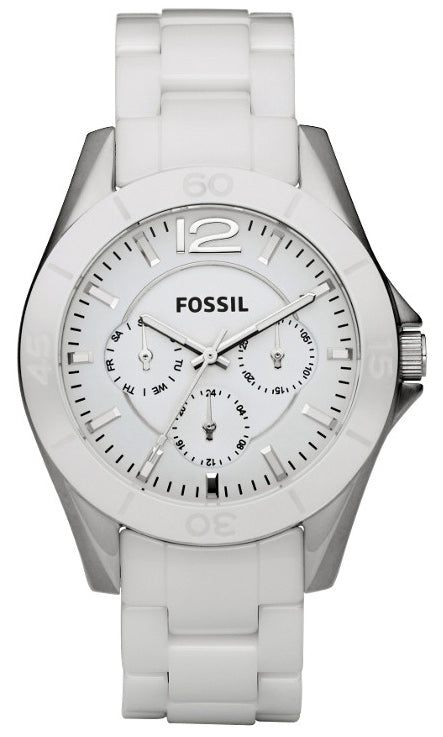 Buy Shop Fossil Ceramic White Dial White Ceramic Strap Watch for Women - CE1002 USA Online