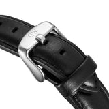 Buy Shop Daniel Wellington Dapper Sheffield White Dial Black Leather Strap Watch For Men - DW00100088 USA Online