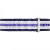 Buy Shop Daniel Wellington Classic Trinity White Dial Three Tone Nylon Strap Watch For Women - 0609DW USA Online