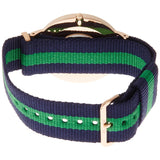 Buy Shop Daniel Wellington Classic Warwick White Dial Two Tone Nylon Strap Watch for Men - DW00100005 USA Online