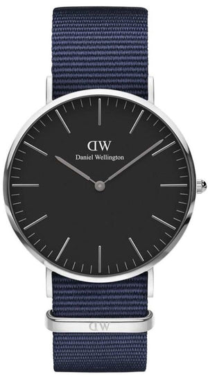 Buy Shop Daniel Wellington Classic Bayswater Black Dial Black NATO Strap Watch For Men - DW00100278 USA Online