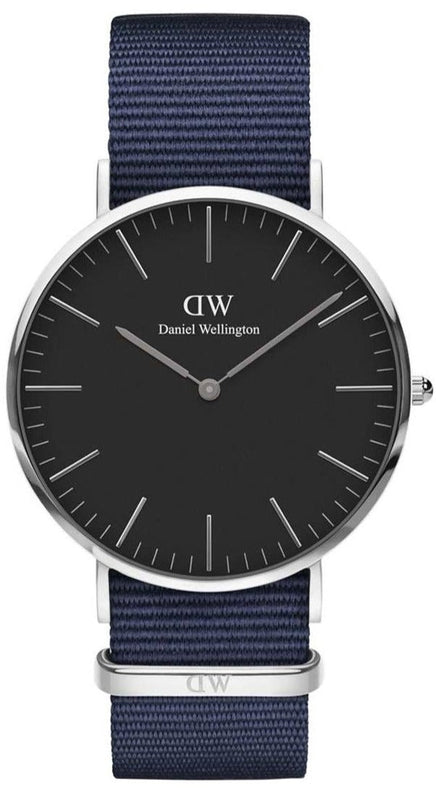 Buy Shop Daniel Wellington Classic Bayswater Black Dial Black NATO Strap Watch For Men - DW00100278 USA Online