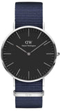 Buy Shop Daniel Wellington Classic Bayswater Black Dial Black NATO Strap Watch For Men - DW00100278 USA Online