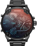 Buy Shop Diesel Mr Daddy 2.0 Chronograph Black Dial Black Steel Strap Watch For Men - DZ7395 USA Online