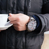 Buy Shop Diesel Mr Daddy 2.0 Chronograph Grey Dial Grey Steel Strap Watch For Men - DZ7315 USA Online