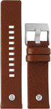 Buy Shop Diesel SBA Dual Time Black Dial Brown Leather Strap Watch For Men - DZ7264 USA Online