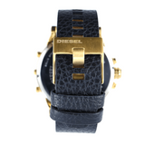 Buy Shop Diesel Mr Daddy Chronograph Black Dial Black Leather Strap Watch For Men - DZ7371 USA Online