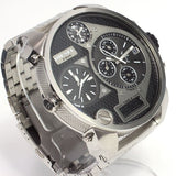 Buy Shop Diesel Mr Daddy 1.0 Black Dial Stainless Steel Stainless Watch For Men - DZ7221 USA Online