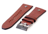 Buy Shop Diesel Mr Daddy Chronograph Blue Dial Brown Leather Strap Watch For Men - DZ7314 USA Online