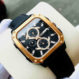 Buy Shop Fossil Multifunction Black Dial Black Leather Strap Watch for Men - BQ2654 USA Online
