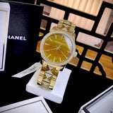 Buy Shop Michael Kors Runway Three Hand Brown Dial Two Tone Steel Strap Watch For Women - MK7389 USA Online