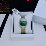 Buy Shop Guess Quartz Green Dial Gold Mesh Strap Watch For Women - GW0354L5 USA Online