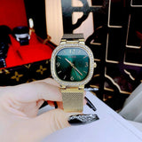 Buy Shop Guess Quartz Green Dial Gold Mesh Strap Watch For Women - GW0354L5 USA Online