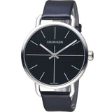 Buy Shop Calvin Klein Evan Black Dial Black Leather Strap Watch for Men - K7B211CZ USA Online