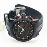 Buy Shop Burberry The Endurance Chronograph Black Dial Black Rubber Strap Watch For Men - BU9802 USA Online