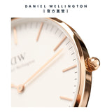 Buy Shop Daniel Wellington Classic Sheffield White Dial Black Leather Strap Watch For Men - DW00100007 USA Online