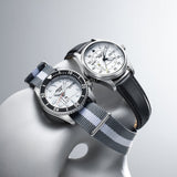 Buy Shop Seiko 5 Sports x Peanuts Surfboard Snoopy Limited Edition White Dial Two Tone NATO Strap Watch For Men - SRPK25K1 USA Online