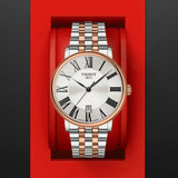 Buy Shop Tissot Carson Premium White Dial Two Tone Steel Strap Watch For Men - T122.410.22.033.00 USA Online