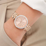 Buy Shop Michael Kors Darci Rose Gold Dial Rose Gold Stainless Steel Strap Watch for Women - MK3366 USA Online