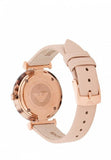 Buy Shop Emporio Armani Mother of Pearl Dial Beige Leather Strap Watch For Women - AR11004 USA Online