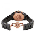 Buy Shop Emporio Armani Chronograph Black Ceramic Stainless Steel Dial Watch For Women - AR1411 USA Online
