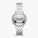 Buy Shop Fossil Jacqueline Multifunction Moonphase White Dial Silver Steel Strap Watch for Women - ES5164 USA Online