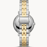 Buy Shop Fossil Jacqueline Analog Moonphase Mother of Pearl White Dial Two Tone Steel Strap Watch for Women - ES5166 USA Online