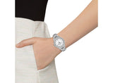 Buy Shop Fossil Jesse White Dial Silver Steel Strap Watch for Women - ES2362 USA Online