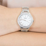 Buy Shop Fossil Jesse White Dial Silver Steel Strap Watch for Women - ES2362 USA Online