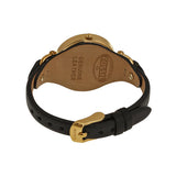 Buy Shop Fossil Georgia Black Dial Black Leather Strap Watch for Women - ES3148 USA Online