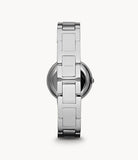 Buy Shop Fossil Virginia Silver Dial Silver Steel Strap Watch for Women - ES3282 USA Online