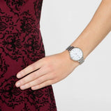 Buy Shop Fossil Jacqueline White Dial Silver Steel Strap Watch for Women - ES3433 USA Online