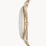 Buy Shop Fossil Jacqueline White Dial Gold Steel Strap Watch for Women - ES3434 USA Online