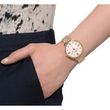 Buy Shop Fossil Jacqueline Rose Gold Dial Rose Gold Steel Strap Watch for Women - ES3435 USA Online