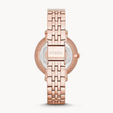 Buy Shop Fossil Jacqueline Rose Gold Dial Rose Gold Steel Strap Watch for Women - ES3435 USA Online