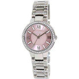 Buy Shop Fossil Virginia Pink Dial Silver Steel Strap Watch for Women - ES3504 USA Online